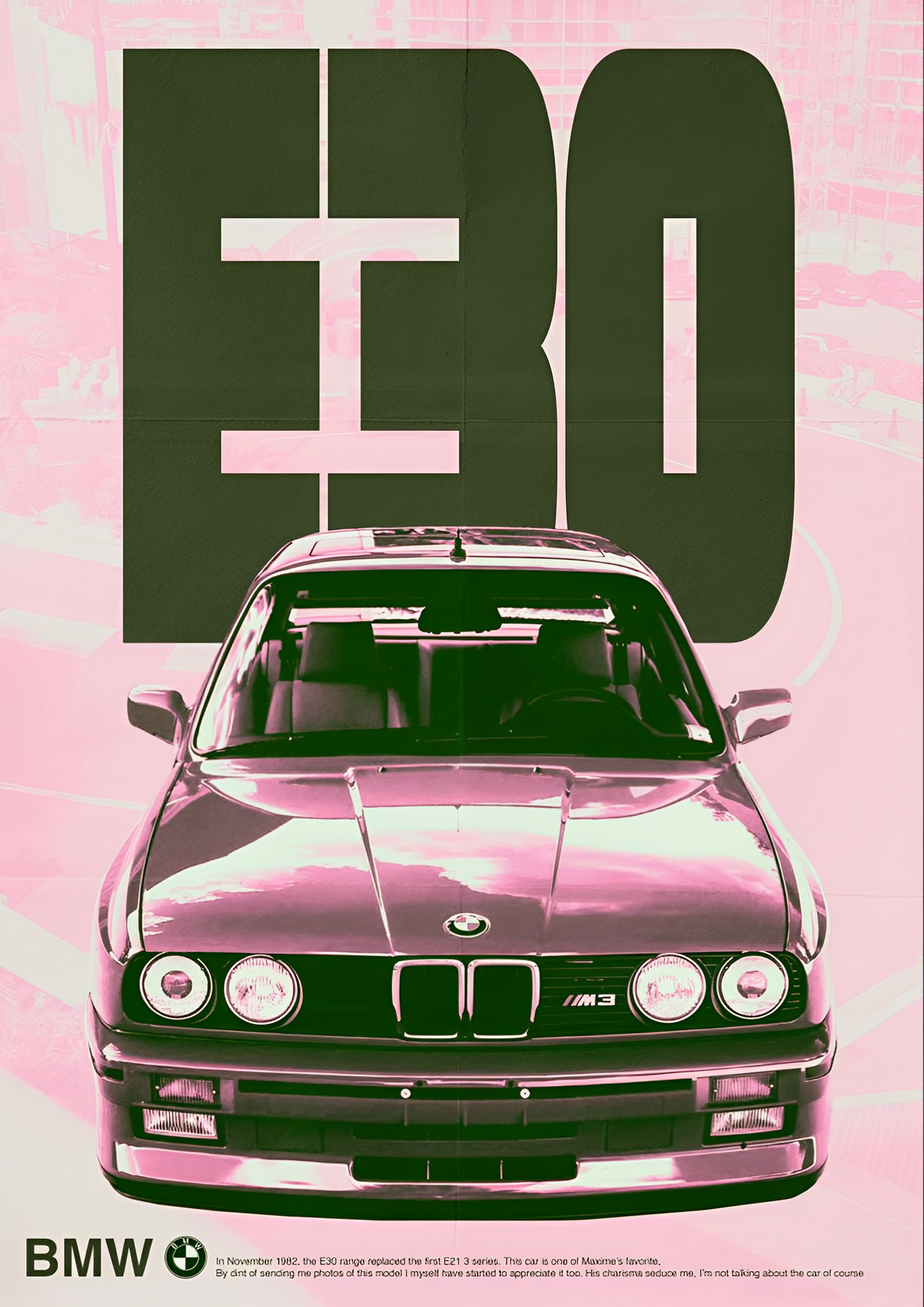 Poster de voiture