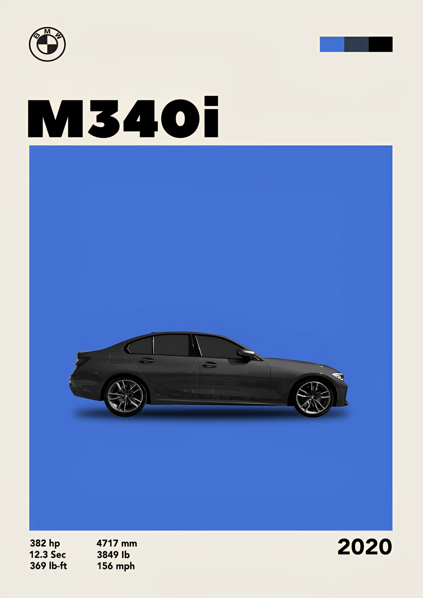 Poster de voiture