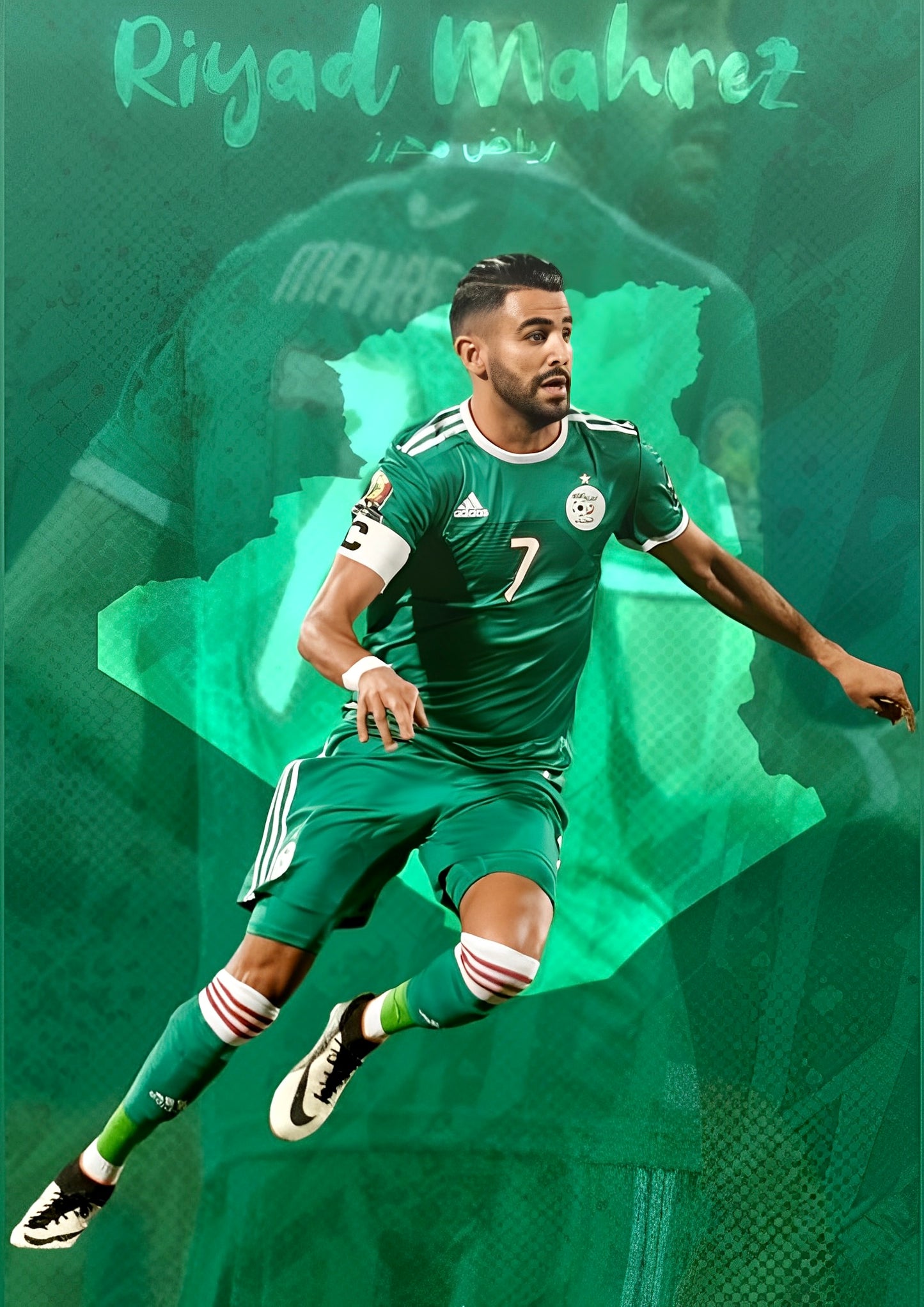 Riyad Mahrez poster