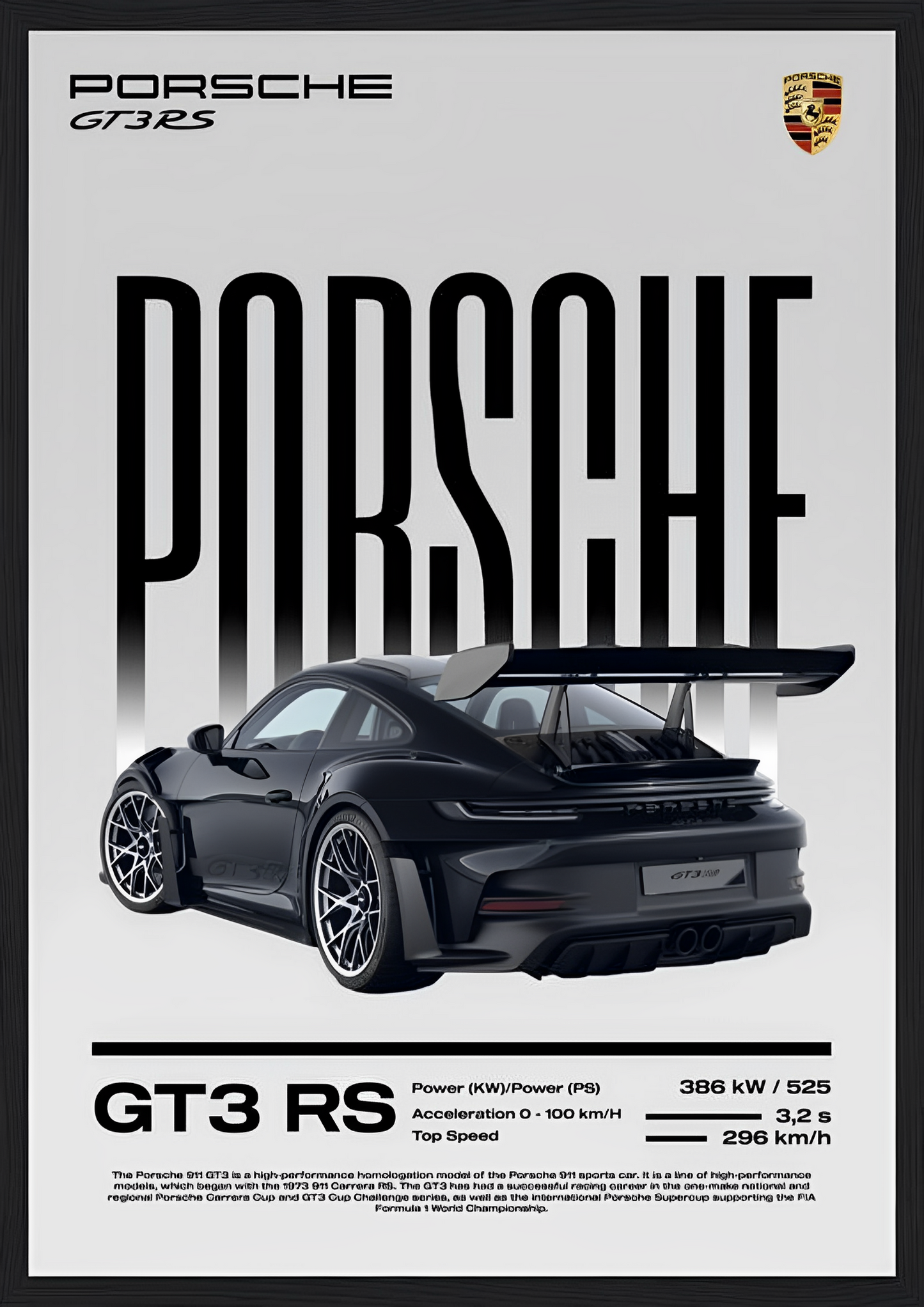 Poster de voiture