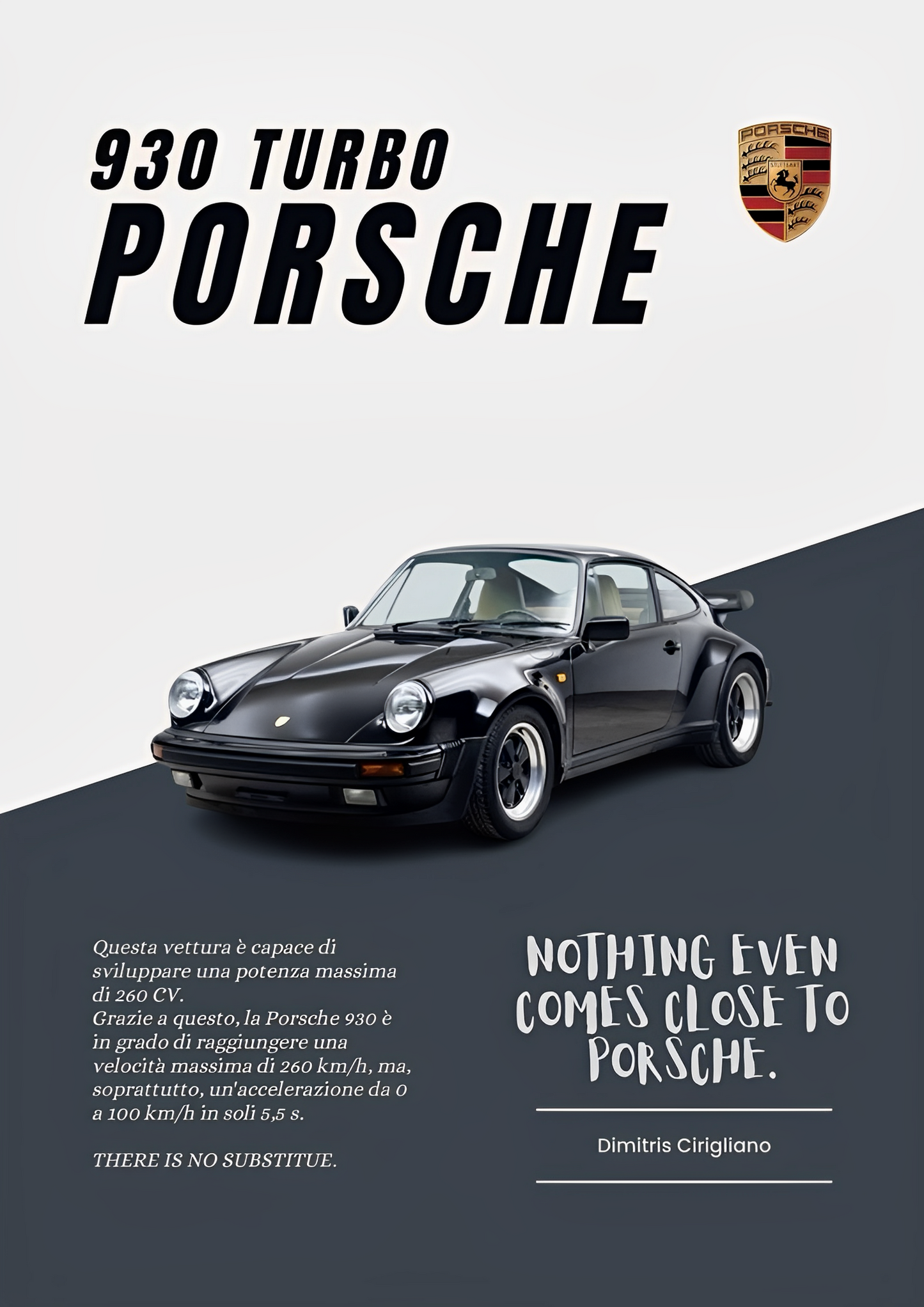 Poster de voiture