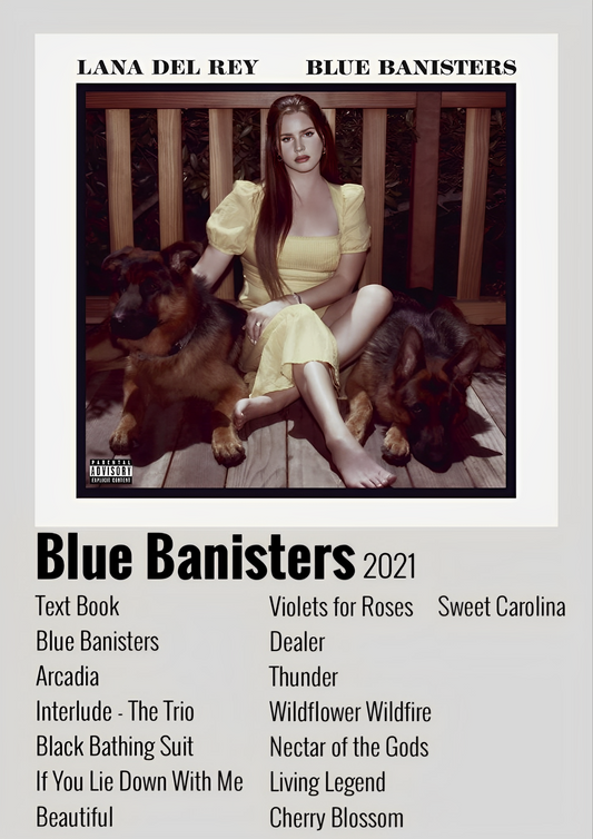 BLUE BANISTERS album cover