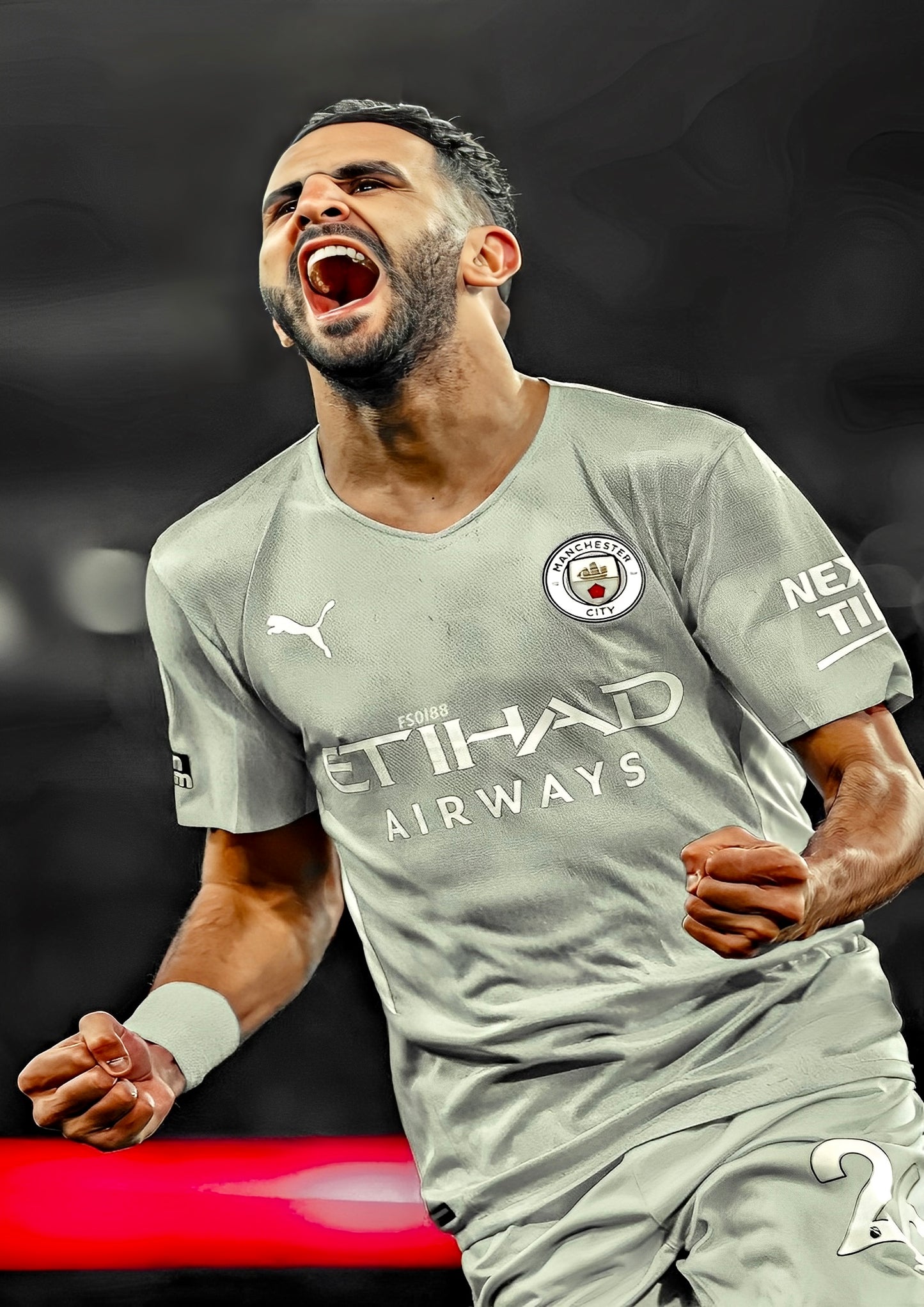 Riyad Mahrez poster