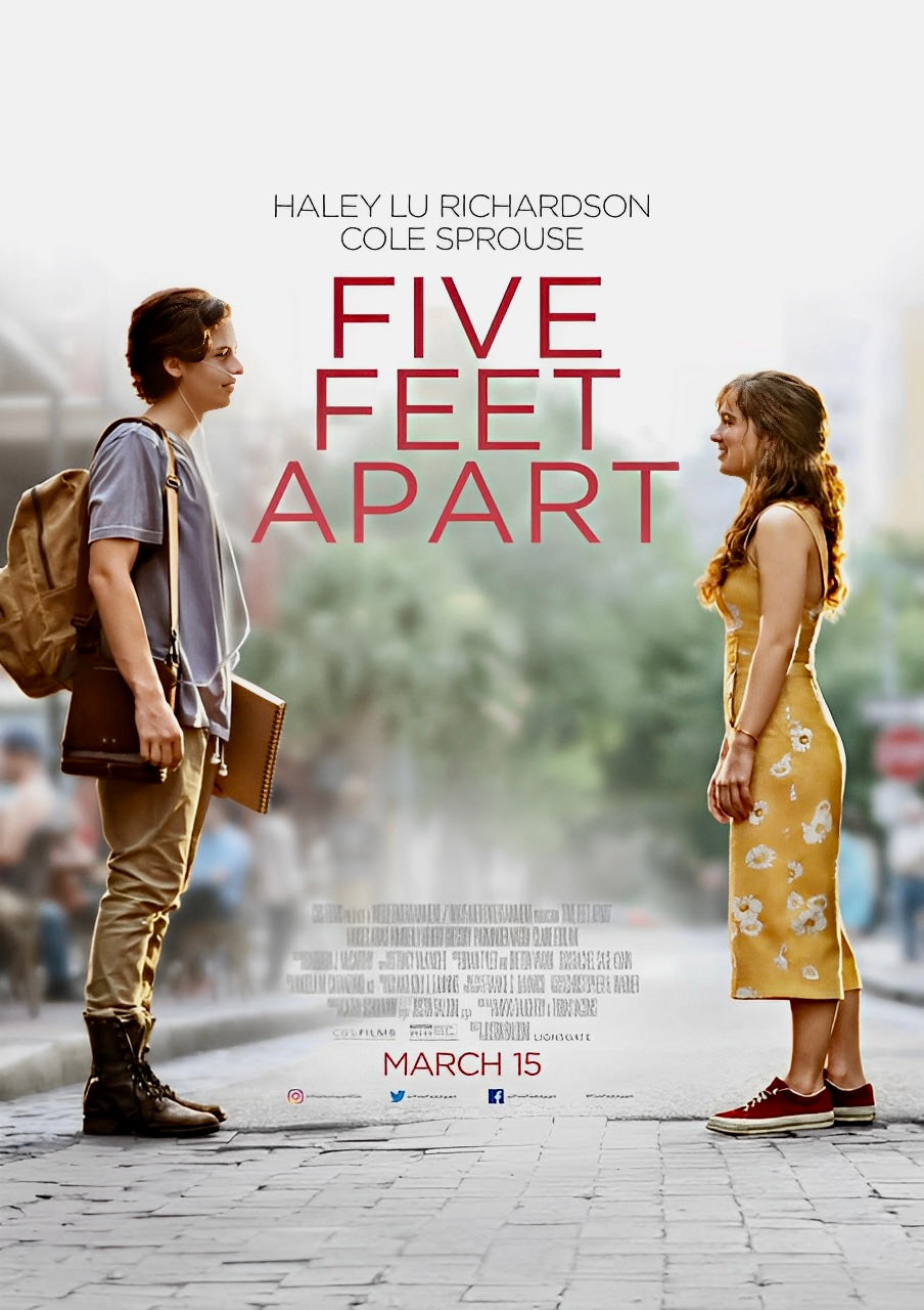 Five feet apart poster