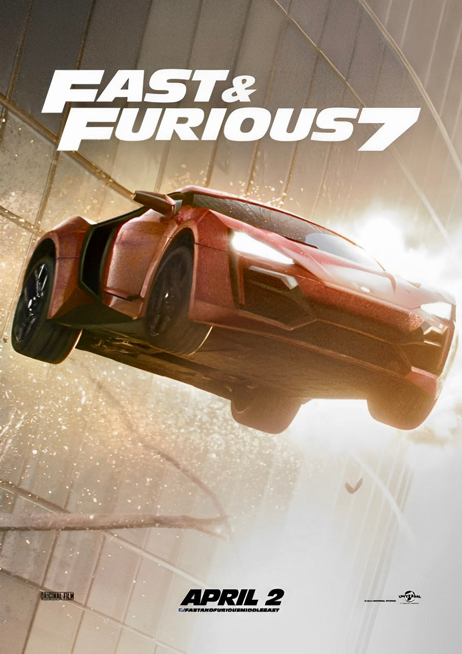 Fast and furious poster