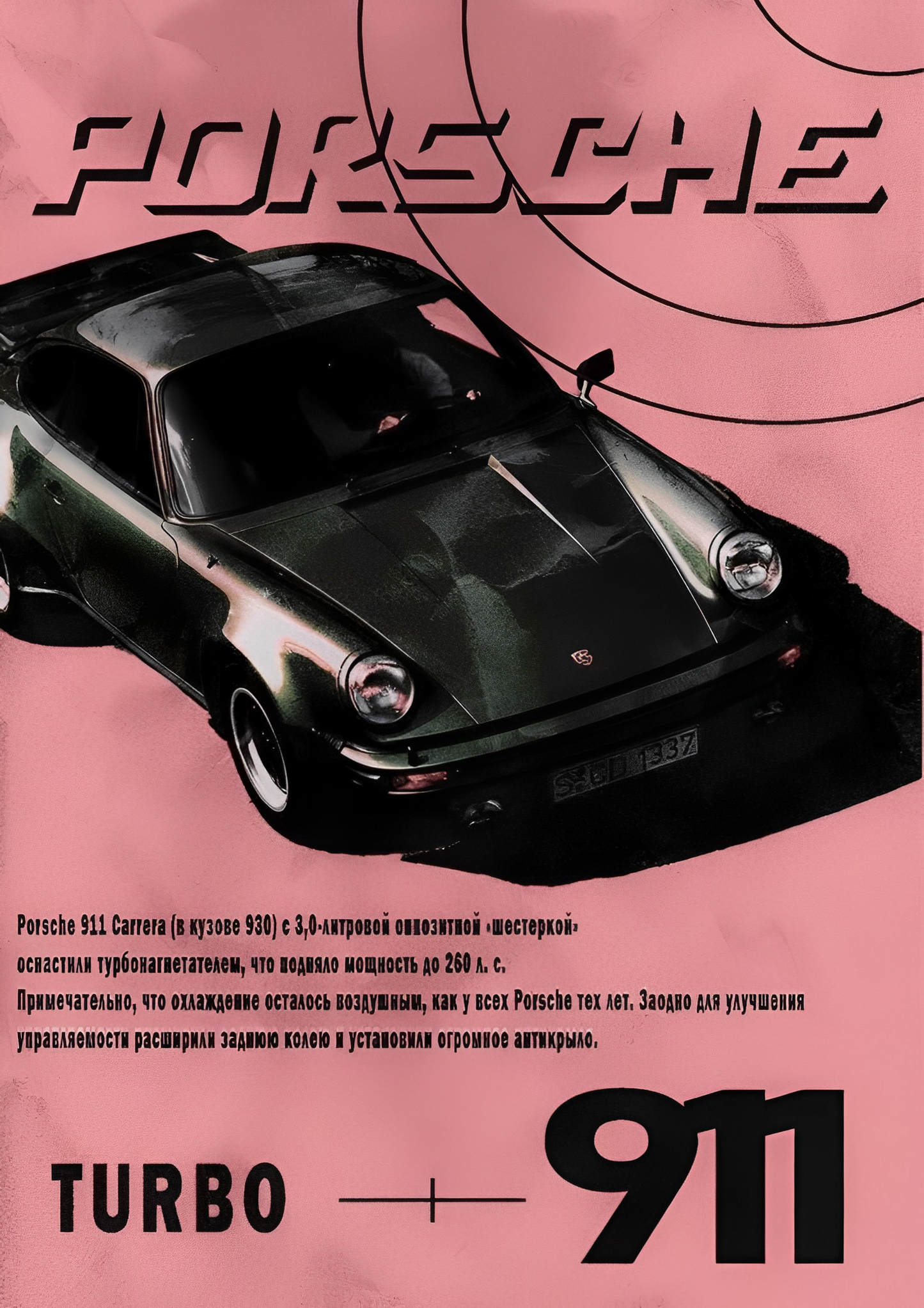 Poster de voiture