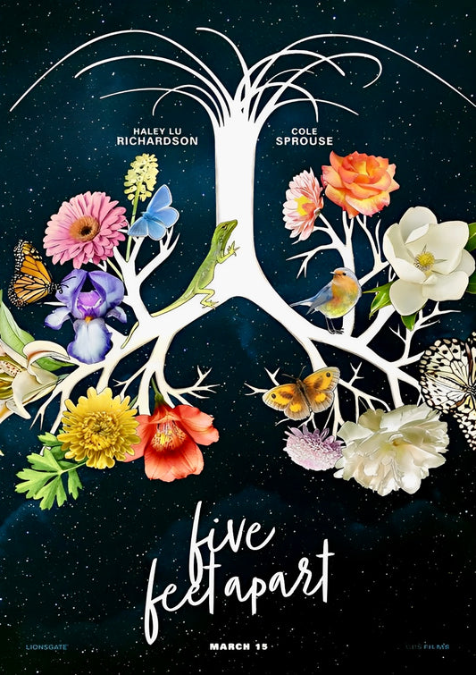 Five feet apart poster