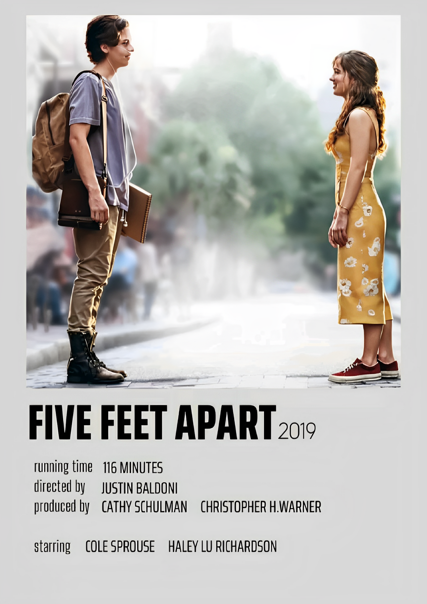 FIVE FEET APART movie cover