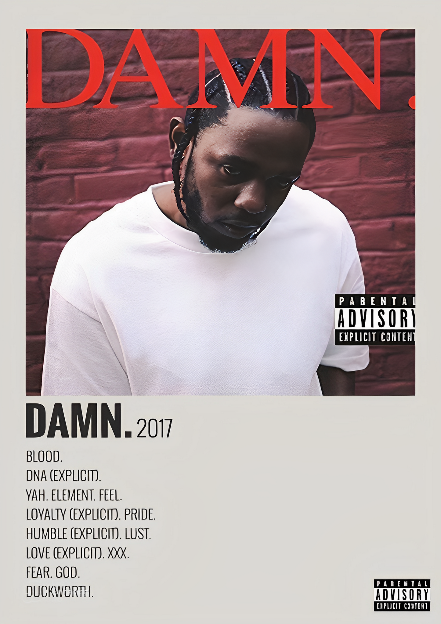 DAMN album cover