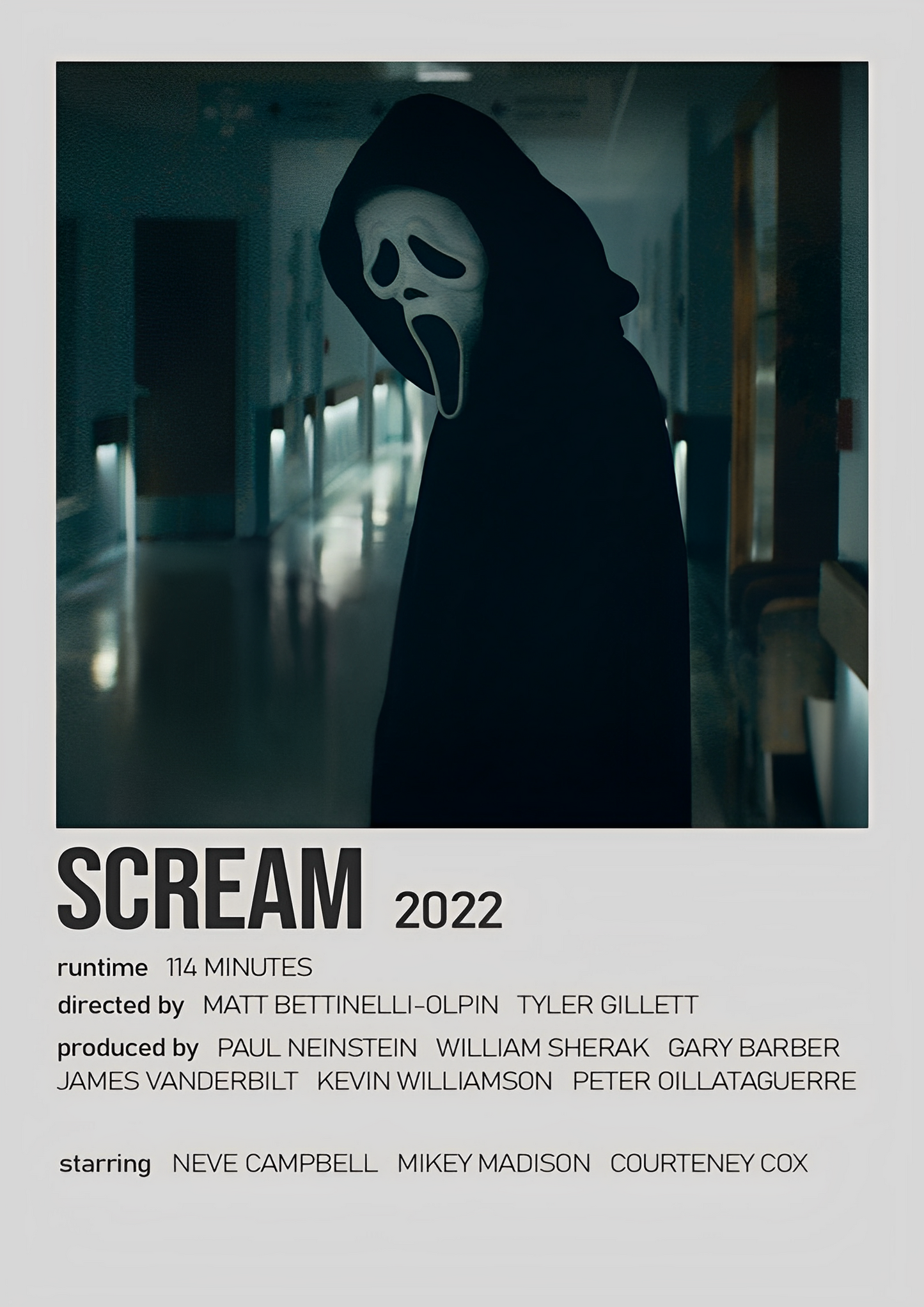 SCREAM movie cover